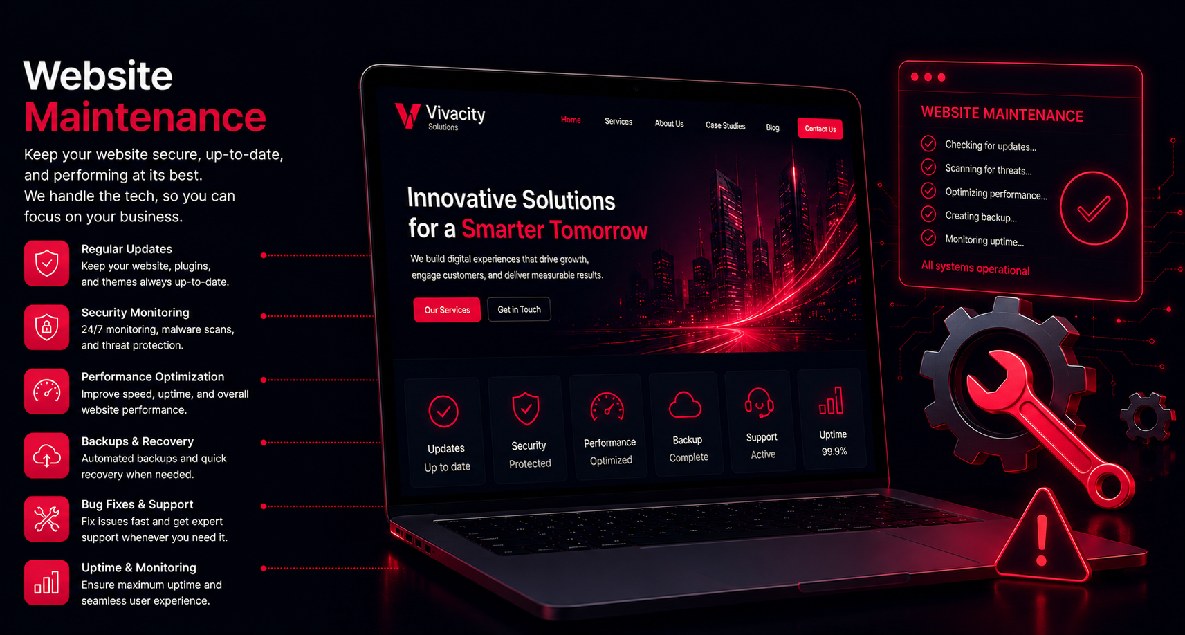 Website Maintenance Services — key visual